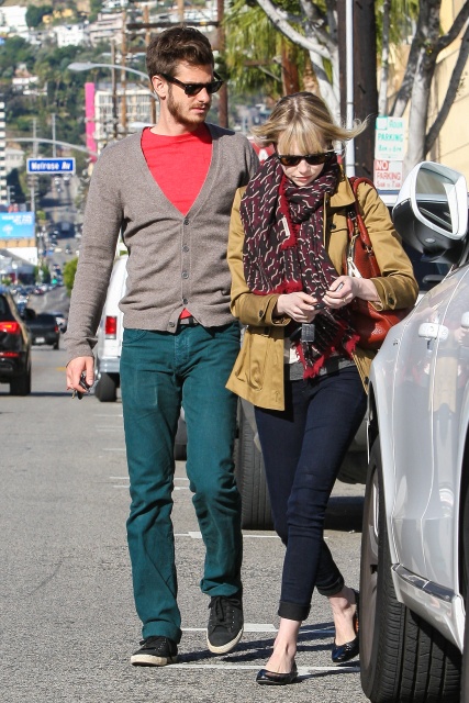 Andrew Garfield and Emma Stone