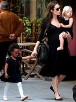 Angelina Jolie and daughters