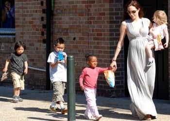 Angelina Jolie, kids