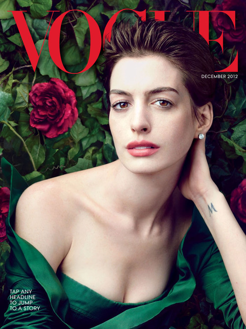 Anne Hathaway on 'Vogue'