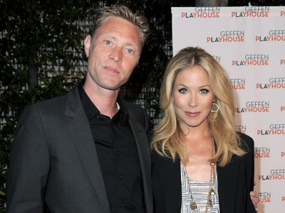 Christina Applegate and Martyn Lenoble