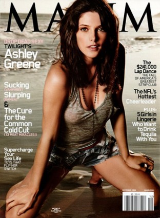 Ashley Greene on the cover of Maxim