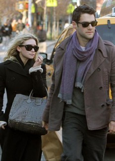 Ashley Olsen with Justin Bartha