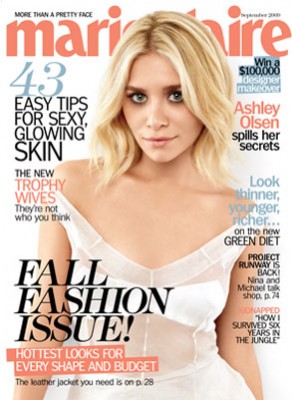 Ashley Olsen on September's Marie Claire