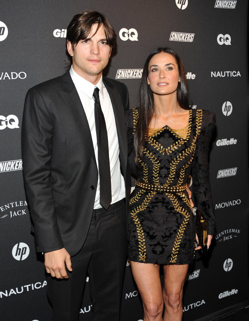 Ashton Kutcher and Demi Moore