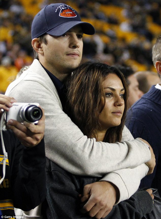 Ashton Kutcher and Mila Kunis