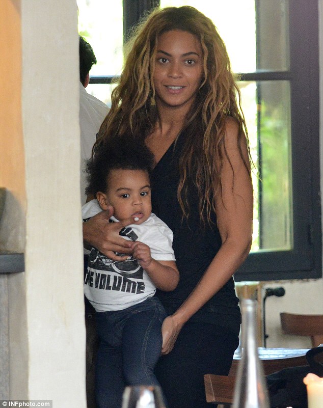 Beyonce and her daughter Blue Ivy