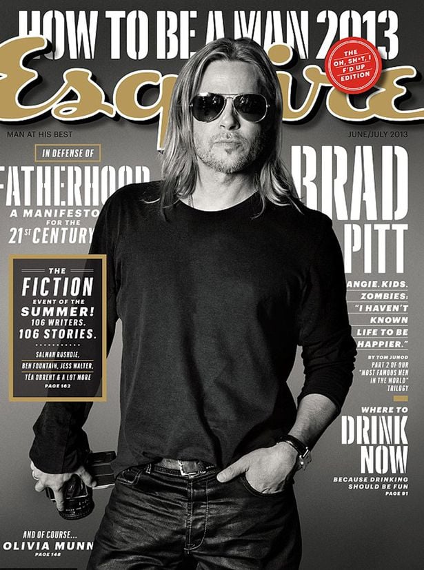 Brad Pitt on 'Esquire'