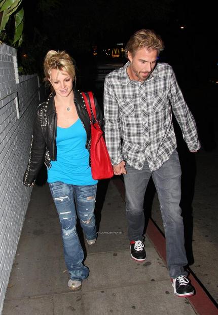 Britney Spears and Jason Trawick