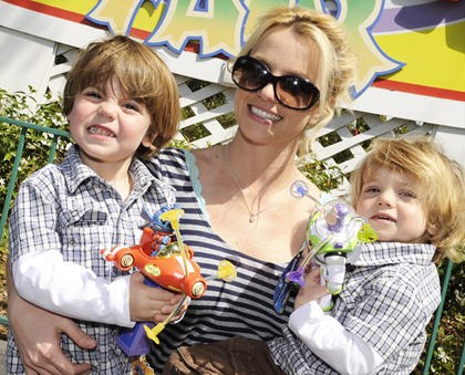 Britney Spears and her sons