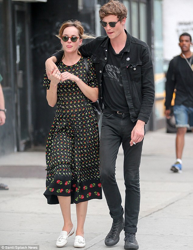 Dakota Johnson and boyfriend