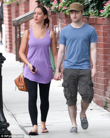 Daniel Radcliffe with girlfriend Roseanne Coker