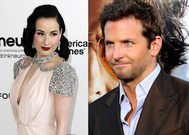 Dita Von Teese and Bradley Cooper