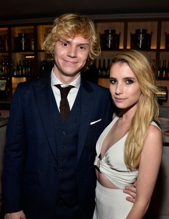 Evan Peters and Emma Roberts