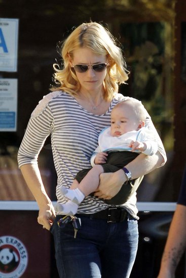 January Jones with her son Xander