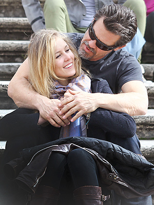 Kathryn Boyd and Josh Brolin