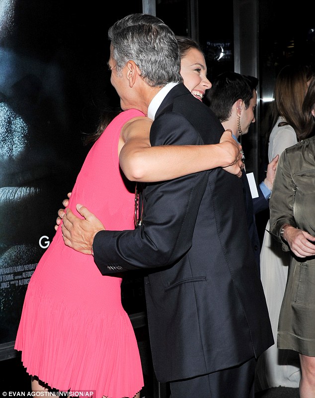 Katie Holmes and George Clooney