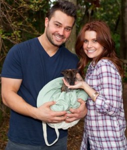 Nick Swisher and Joanna Garcia