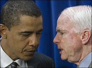 John McCain, Barack Obama