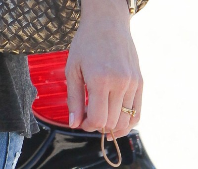 Wedding ring on Reese's finger?