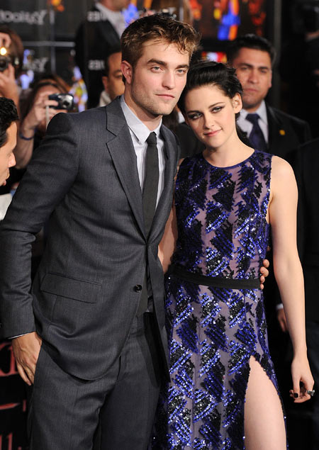 Robert Pattinson and Kristen Stewart