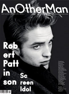 Robert Pattinson on the cover of AnOther Man