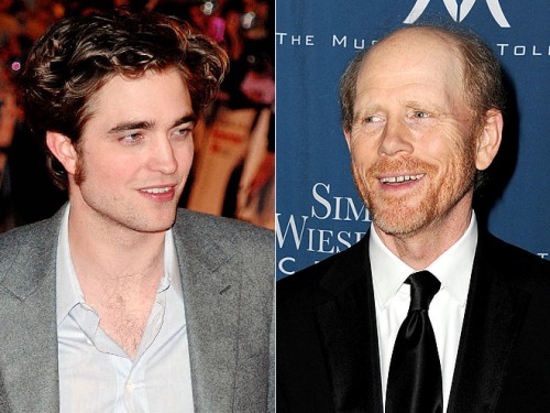 Robert Pattinson and Ron Howard