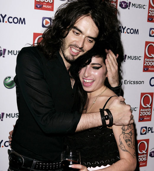 Russell Brand and Amy Winehouse