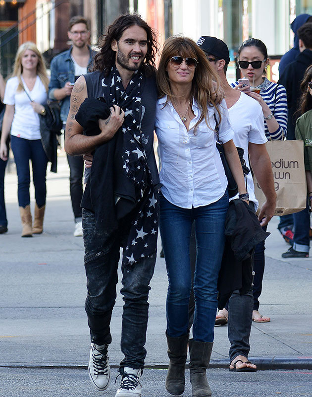 Russell Brand and Jemima Khan