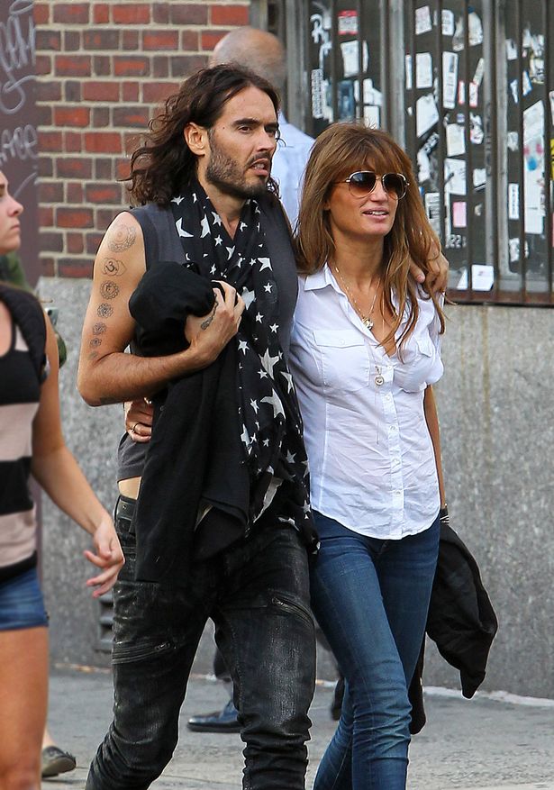 Russell Brand and Jemima Khan