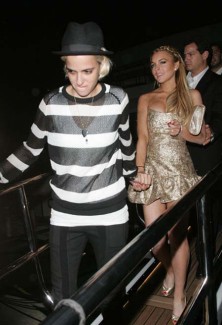 Samantha Ronson and Lindsay Lohan