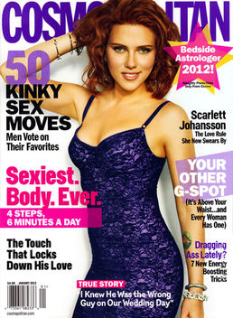 Scarlett Johansson on Cosmopolitan