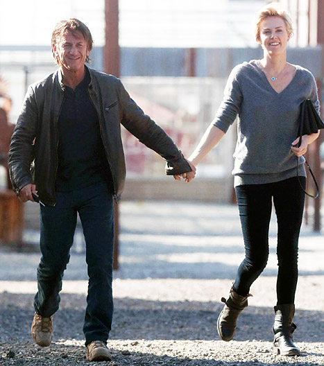 Sean Penn and Charlize Theron