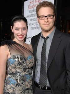 Seth Rogen and Lauren Miller