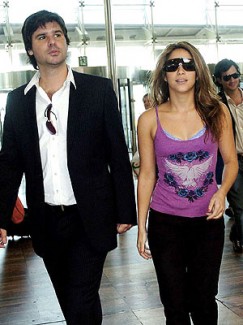 Shakira with boyfriend Antonio de la Rua