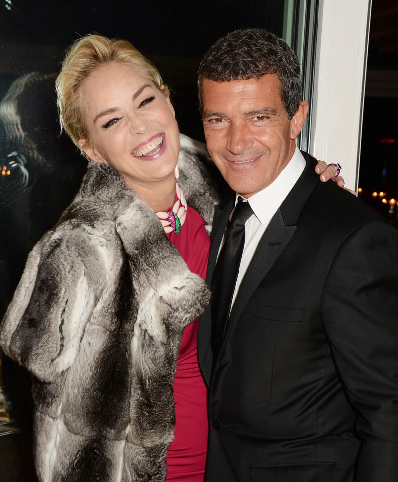 Sharon Stone and Antonio Banderas