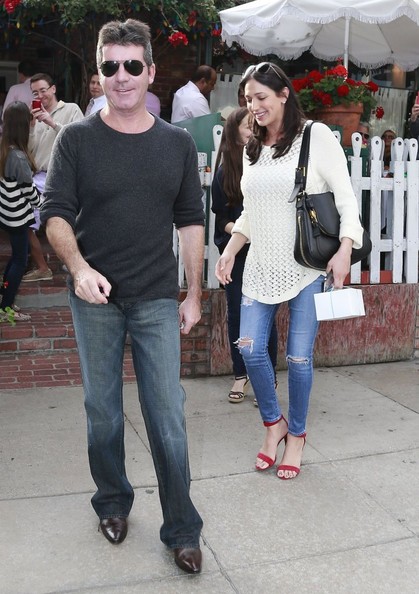 Simon Cowell and Lauren Silverman