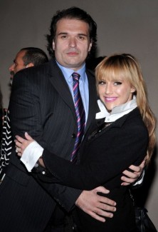 Simon Monjack with wife Brittany Murphy