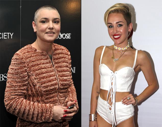 Sinead O'Connor and Miley Cyrus