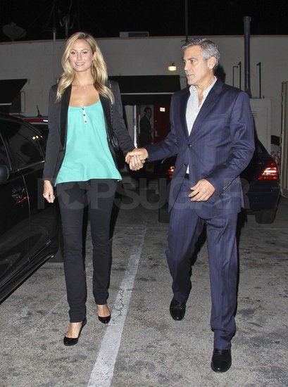 Stacey Keibler and George Clooney