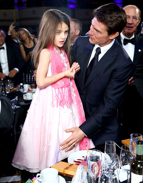 Suri and Tom Cruise