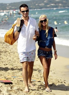 Tara Reid and Michael Axtmann during better days