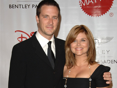 Tiffani Thiessen and Brady Smith