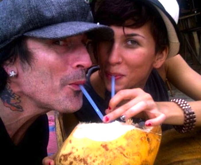 Tommy Lee and Sofia Toufa