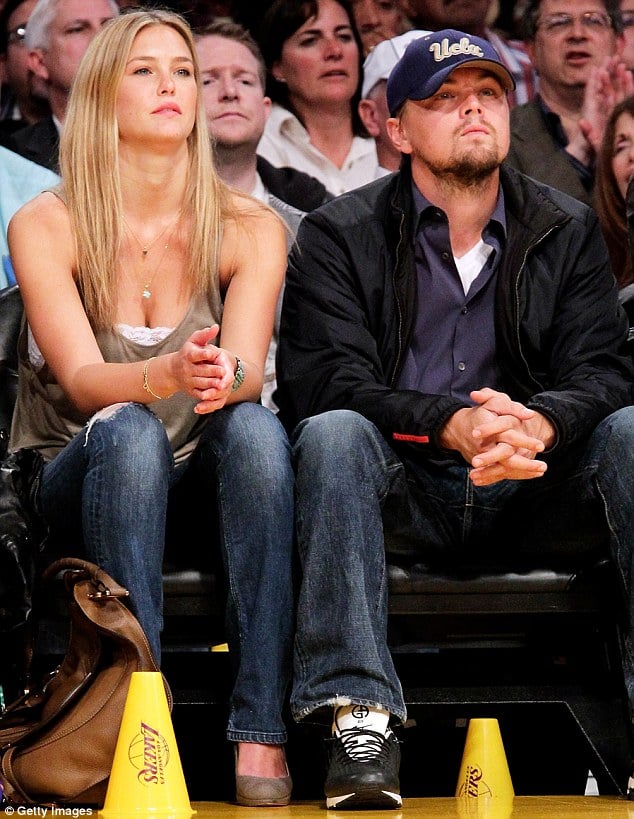 Toni Garrn and Leonardo DiCaprio