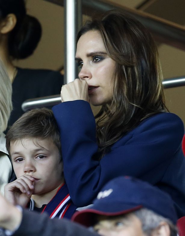 Victoria Beckham at David's last game