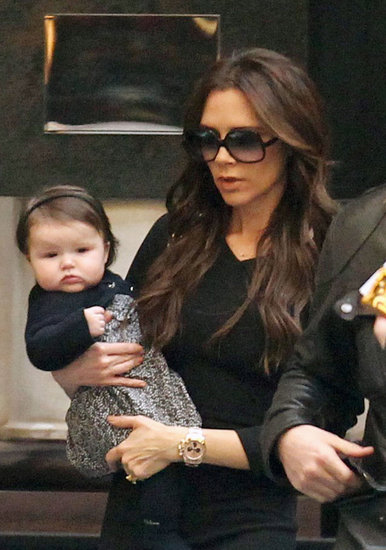 Victoria Beckham and her daughter Harper