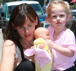 Jennifer Garner and Violet Affleck