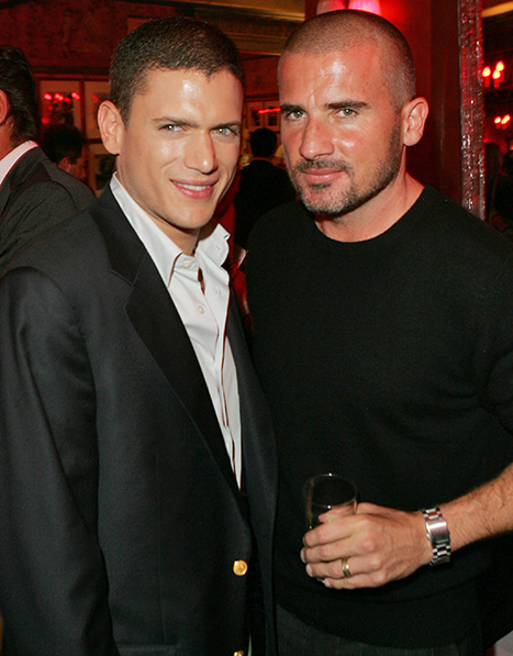 Wentworth Miller and Dominic Purcell