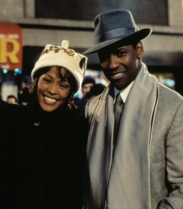 Whitney Houston and Denzel Washington